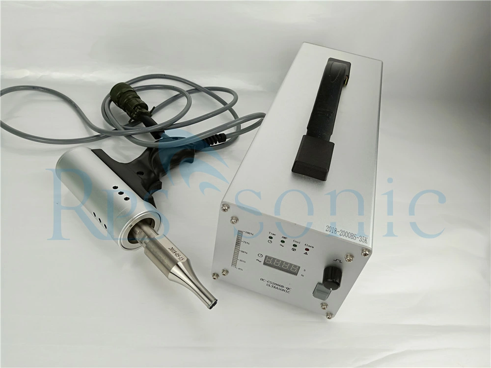 28kHz High Frequency Ultrasonic Transducer Probe Continuous Processing with Grid Horn