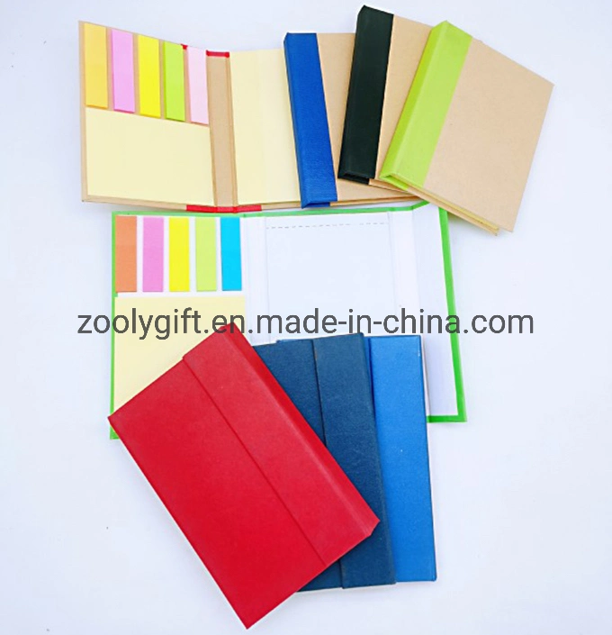   Factory Customize Kraft Hard Cover Colorful Self-Adhesive to Do List Planner Sticky Notes Notepad