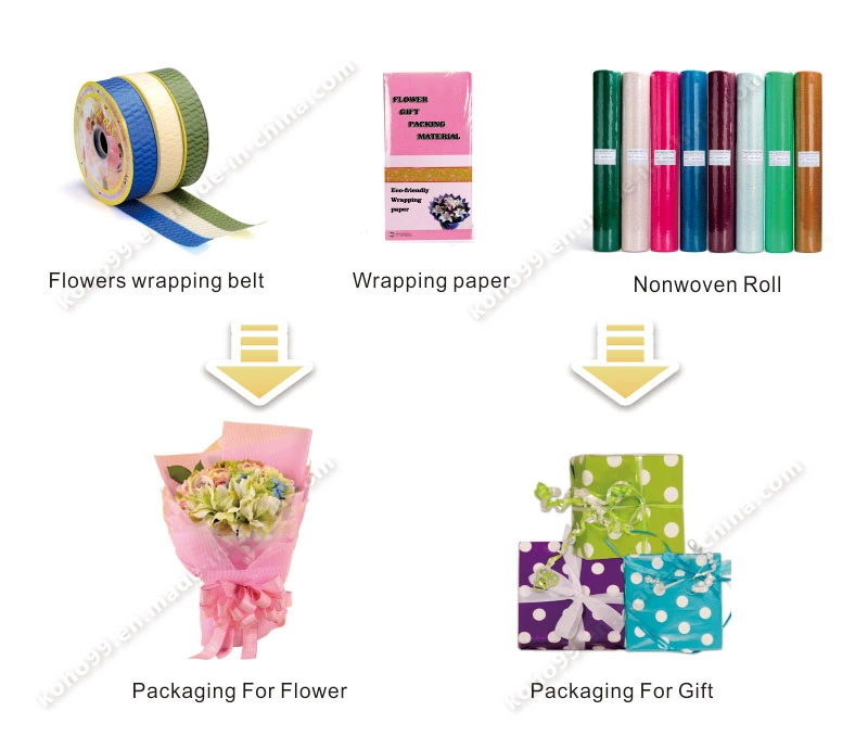 Silver Non Woven Grid Embossed Cloth for Flower Wrapping
